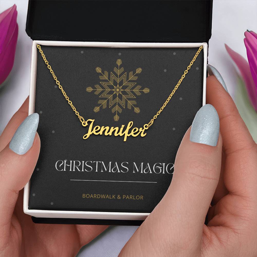 Give some Christmas Magic with a Custom Necklace!