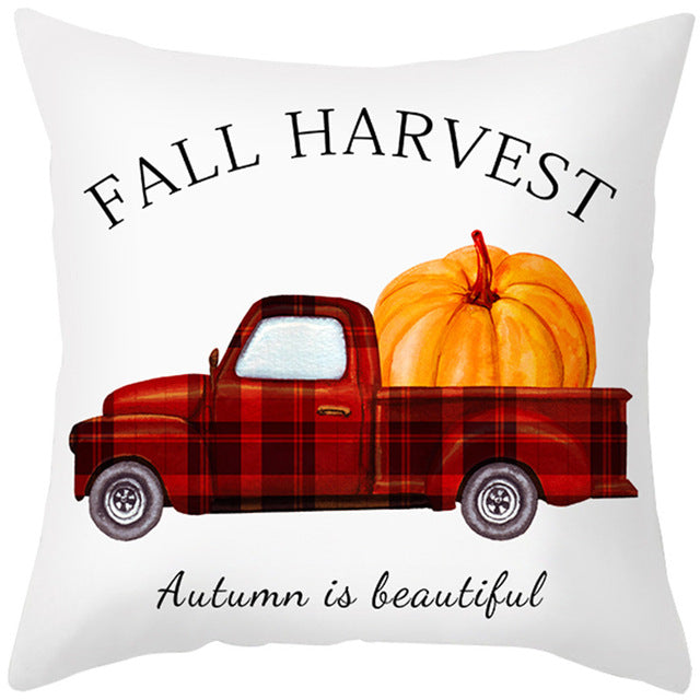 Fall Maple Leaf or Pumpkin Pillowcase