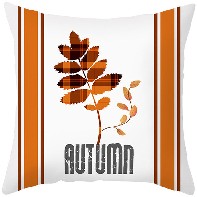 Fall Maple Leaf or Pumpkin Pillowcase