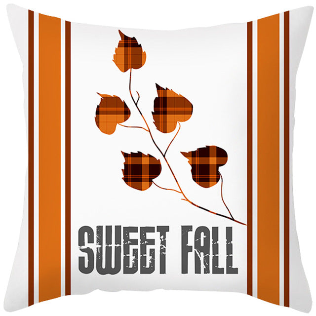 Fall Maple Leaf or Pumpkin Pillowcase