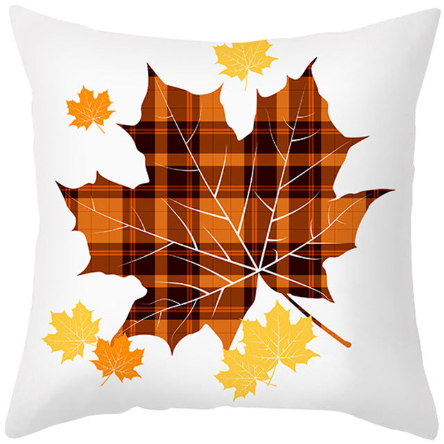 Fall Maple Leaf or Pumpkin Pillowcase