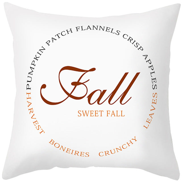 Fall Maple Leaf or Pumpkin Pillowcase