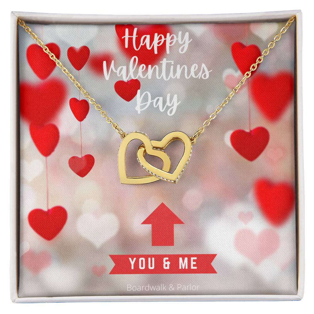 Leave no doubt in their mind about how you feel! These Intertwined hearts are a symbol of your love and connection to each other. Don't wait, Order today!