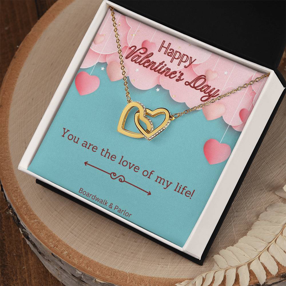 Eternal Love Necklace. Intertwined hearts are a symbol of your love and connection. Order today and leave no doubt in their mind about how you feel!