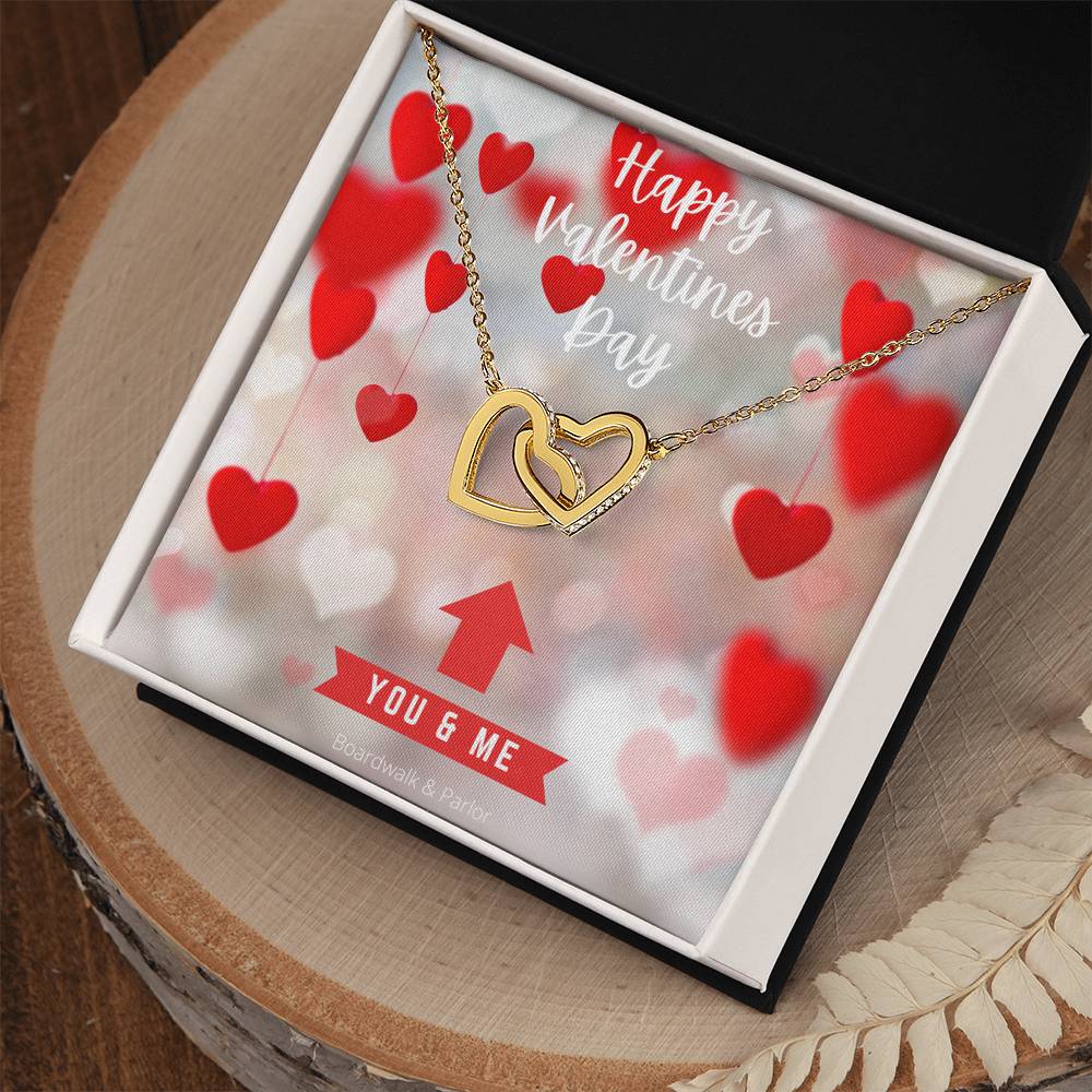 Leave no doubt in their mind about how you feel! These Intertwined hearts are a symbol of your love and connection to each other. Don't wait, Order today!