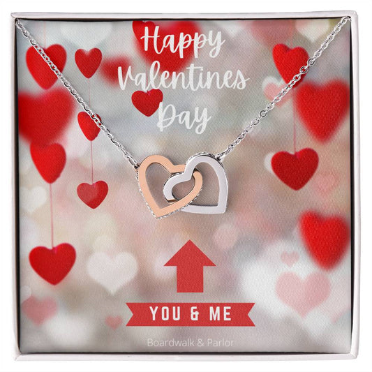 Leave no doubt in their mind about how you feel! These Intertwined hearts are a symbol of your love and connection to each other. Don't wait, Order today!