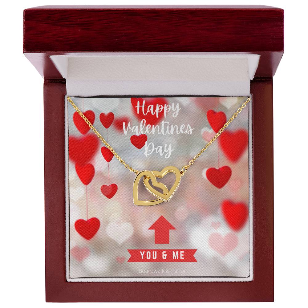 Leave no doubt in their mind about how you feel! These Intertwined hearts are a symbol of your love and connection to each other. Don't wait, Order today!