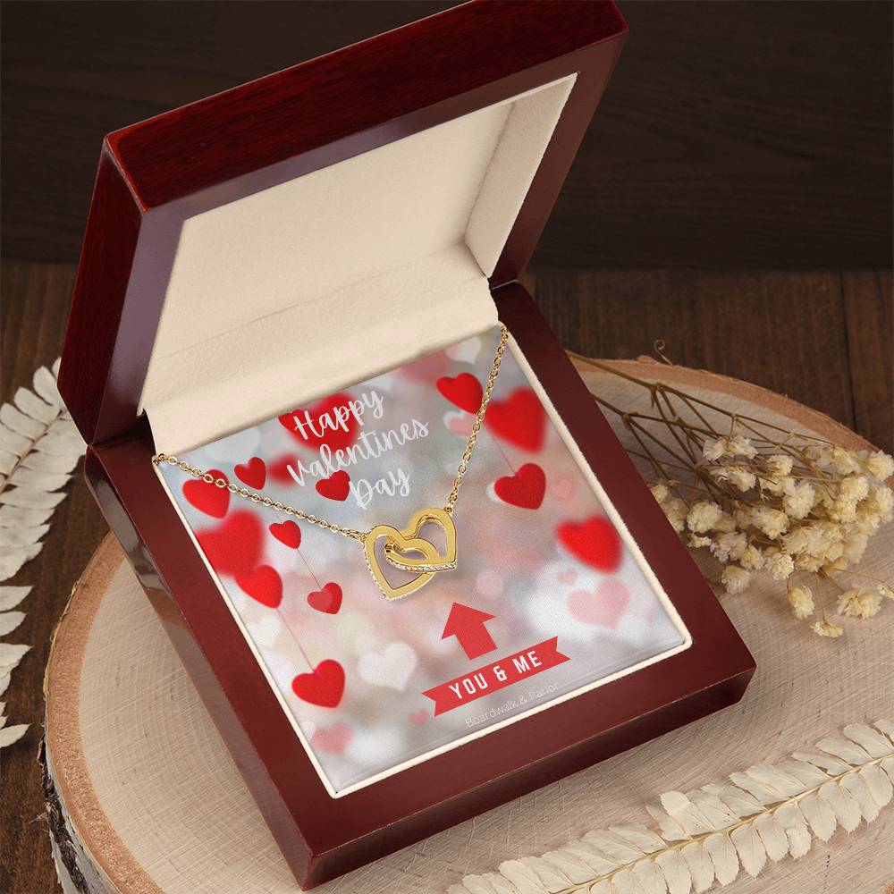 Leave no doubt in their mind about how you feel! These Intertwined hearts are a symbol of your love and connection to each other. Don't wait, Order today!