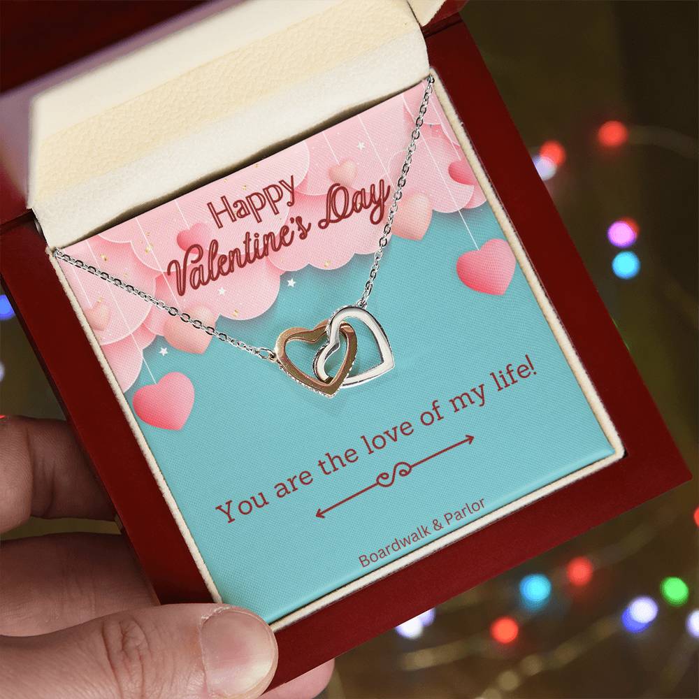 Eternal Love Necklace. Intertwined hearts are a symbol of your love and connection. Order today and leave no doubt in their mind about how you feel!