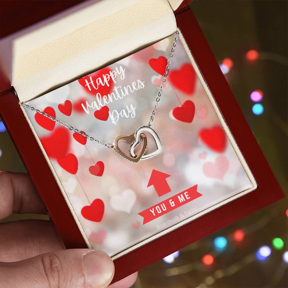 Leave no doubt in their mind about how you feel! These Intertwined hearts are a symbol of your love and connection to each other. Don't wait, Order today!