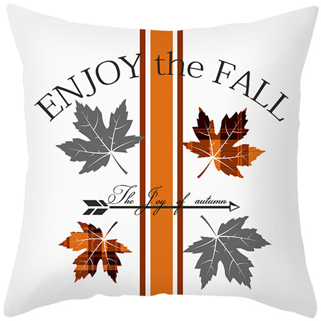 Fall Maple Leaf or Pumpkin Pillowcase