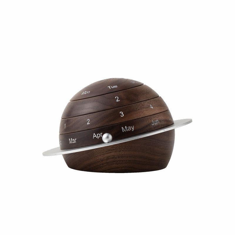 Creative Globe Planet Wooden Calendar