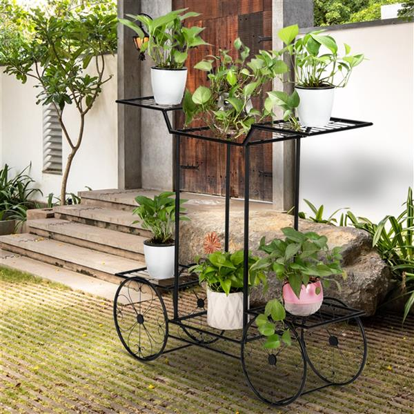 Euro style Plant Stand for Indoor / Outdoor Flower display Shelf