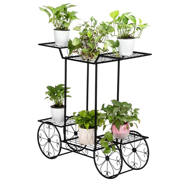 Euro style Plant Stand for Indoor / Outdoor Flower display Shelf