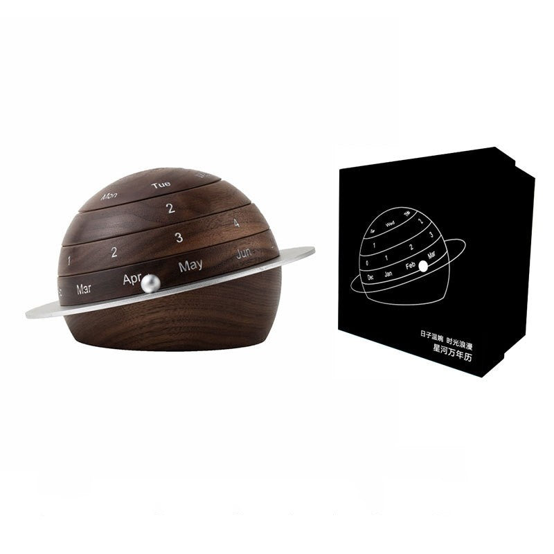 Creative Globe Planet Wooden Calendar