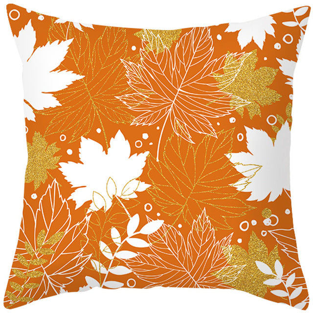 Fall Maple Leaf or Pumpkin Pillowcase