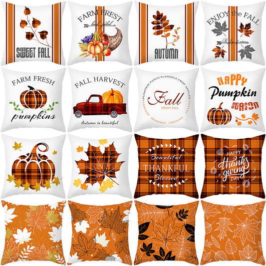 Fall Maple Leaf or Pumpkin Pillowcase